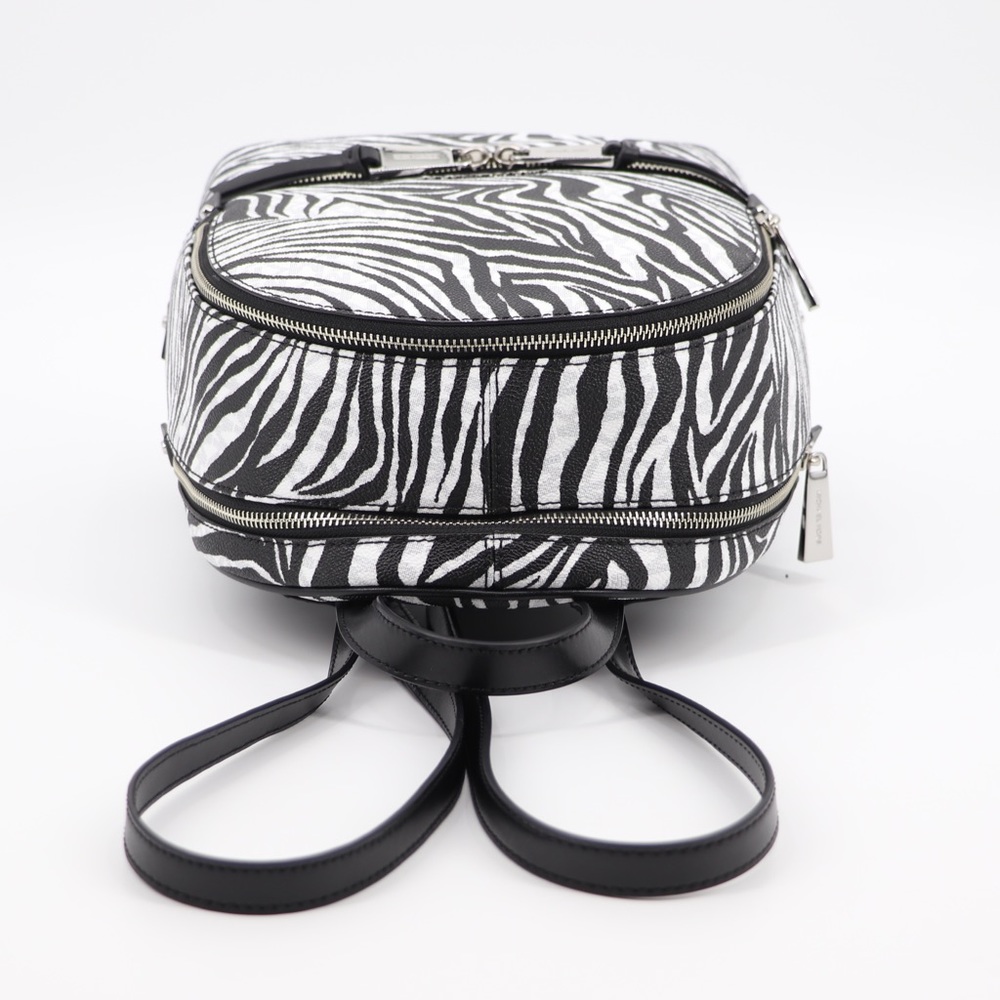 New Michael Kors Rhea Backpack Zebra Print - Picture 9 of 12